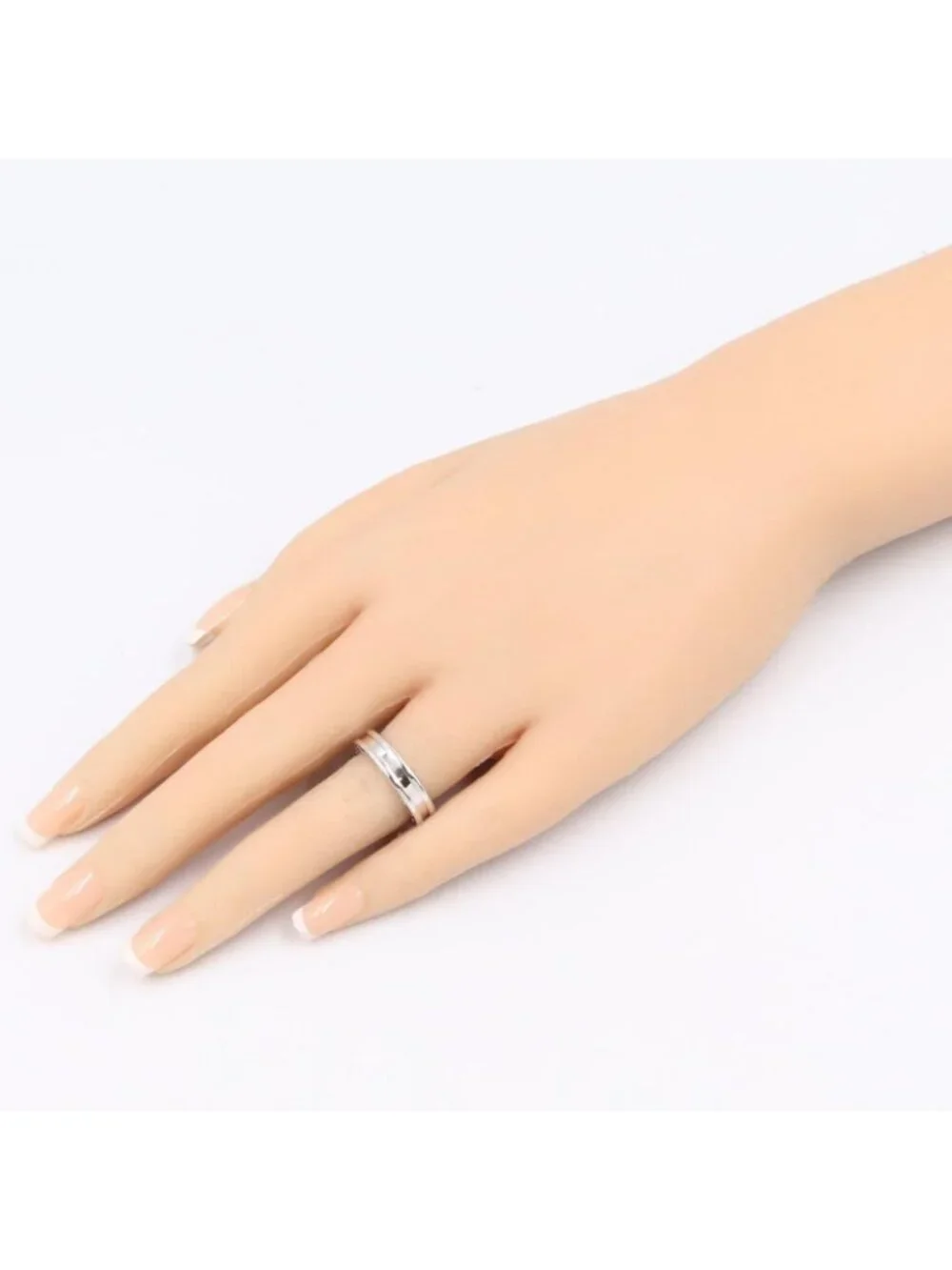 Bvlgari Ring B-zero One Band 18k White Gold